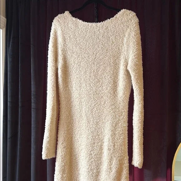 H&M - Fuzzy cream dress - Picture 5 of 7